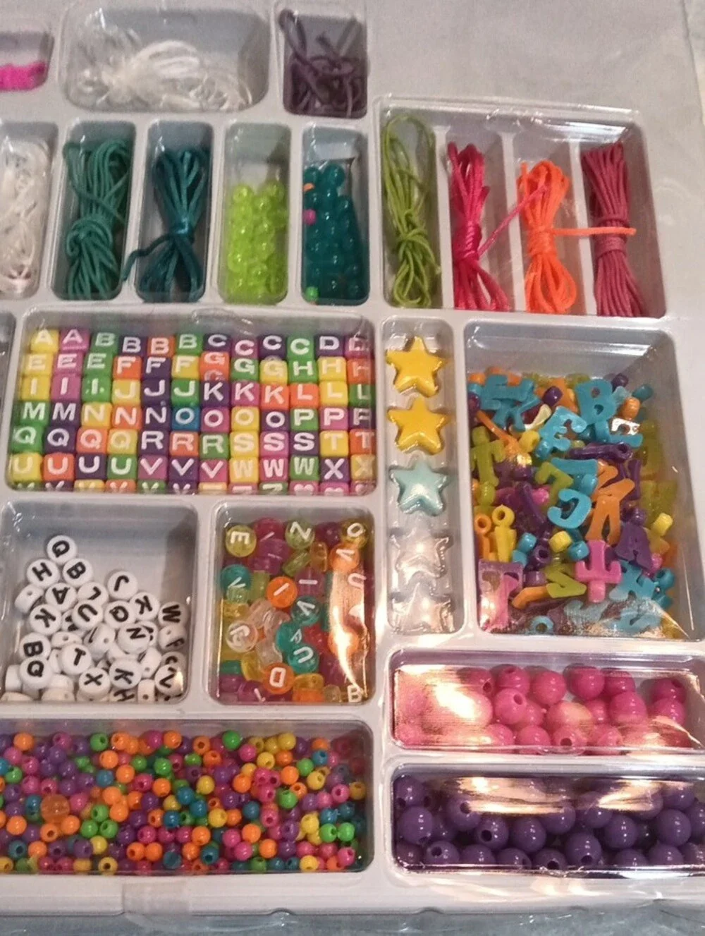 Personalized ABC Beads Jewelry Kit - Multicolor